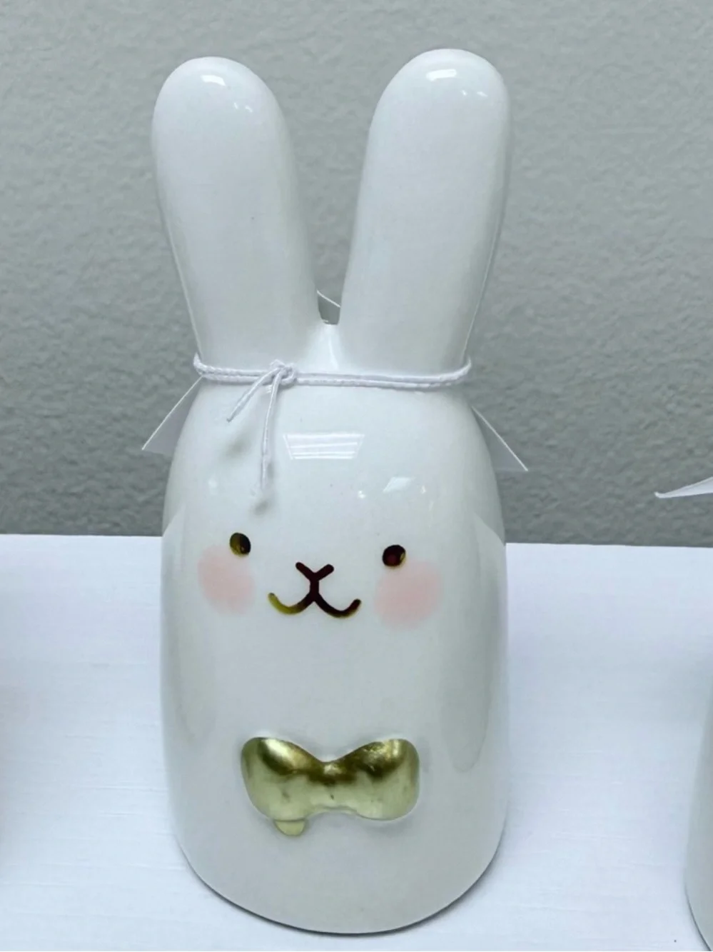 Last Set! Target Bullseye Full Set of 3 White Ceramic Bunny Head Figurines 2026